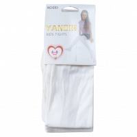 Παιδικό καλσόν για κορίτσια yanoir tights άσπρο κοριτσίστικα λεπτά καλόν άσπρα λευκά 6 8 ετών