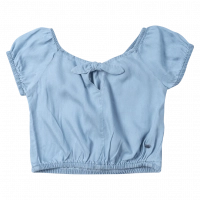 Παιδική μπλούζα Losan για κορίτσια off shoulder μπλε μπλούζες καλοκαιρινές μοντέρνες κοριτσίστικες ετών