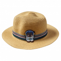 Παιδικό καπέλο ψάθινο για αγόρια astronaut bear1 μπεζ καθημερινά παραλία ετών online