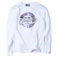 Παιδική μπλούζα Losan για κορίτσια Remember άσπρο καθημερινές ετών λεπτές εποχιακές επώνυμες online (1)