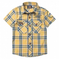 Παιδικό πουκάμισο Miss One για αγόρια 1983 κίτρινο 