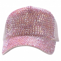 Παιδικό καπέλο για κορίτσια Glam ροζ με στρας καλοκαιρινό για παραλία για βόλτα μοντέρνο ετών online  (4)