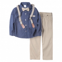 Παιδικό σετ για αγόρια Jason navy μπλε καλό ντύσιμο casual ετών εποχιακά online (1)