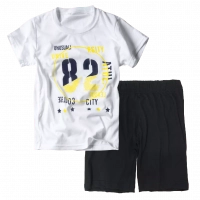 Παιδική μπλούζα για αγόρια League82 άσπρο αγορίστικη για το σχολείο καθημερινή αθλητική athletic οικονομική με στάμπα | Παιδική βερμούδα Online για αγόρια Protem μαύρο καλοκαιρινές βερμούδες αγορίστικες σορτσάκια οικονομικά ελληνικά ετών 