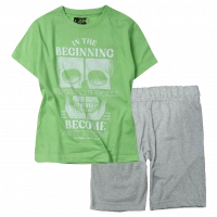 Παιδική μπλούζα Losan για αγόρια beginning πράσινο αγορίστικες κοντομάνικες καλοκαιρινές μπλούζες tshirt ετών | Παιδική βερμούδα Online για αγόρια Protem γκρι καλοκαιρινές βερμούδες αγορίστικες σορτσάκια οικονομικά ελληνικά ετών 