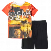 Παιδική μπλούζα New College για αγόρια Safari Πορτοκαλί αγορίστικες κοντομάνικες μπλούζες | Παιδική βερμούδα Online για αγόρια Protem μαύρο καλοκαιρινές βερμούδες αγορίστικες σορτσάκια οικονομικά ελληνικά ετών 