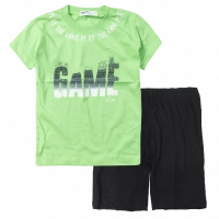 Παιδική μπλούζα ΝΕΚ για αγόρια Game πράσινη ελληνική μοντέρνα αγορίστικη καλοκαιρινή ετών online (1) | Παιδική βερμούδα Online για αγόρια Protem μαύρο καλοκαιρινές βερμούδες αγορίστικες σορτσάκια οικονομικά ελληνικά ετών 