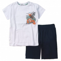 Παιδική μπλούζα ΝΕΚ για αγόρια Bird άσπρο αγορίστικη καλοκαιρινή μοντέρνα καθημερινή κοντομάνικη ετών Online    (3) | Παιδική βερμούδα Online για αγόρια Protem μπλε καλοκαιρινές βερμούδες αγορίστικες σορτσάκια οικονομικά ελληνικά ετών 