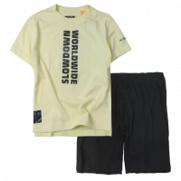Παιδική μπλούζα Losan για αγόρια worldwide κίτρινο κοντομάνικες καλοκαιρινές tshirt μπλούζες αγορίστικες ετών | Παιδική βερμούδα Online για αγόρια Protem μαύρο καλοκαιρινές βερμούδες αγορίστικες σορτσάκια οικονομικά ελληνικά ετών 