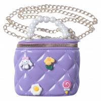 Παιδική τσάντα για κορίτσια Fluffy μωβ καθημερινές εντυπωσιακές online (1)