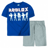 Παιδικό σετ Online για αγόρια Roblox μπλε καλοκαιρινά σετάκια οιικονομικά προσφορά ελληνικά φτηνά online ετών