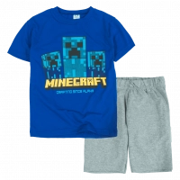 Παιδικό σετ Online για αγόρια Minecraft μπλε καλοκαιρινά σετάκια οιικονομικά προσφορά ελληνικά φτηνά ετών Online