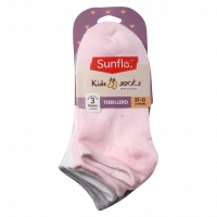 3 Παιδικές κάλτσες κοντές για κορίτσια Comfort καθημερινές εποχιακές ετών online (1)