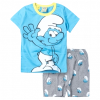 Παιδική πιτζάμα Like για αγόρια Stroumf γαλάζιο