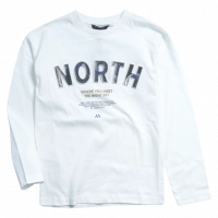 Παιδική μπλούζα Mayoral για αγόρια North άσπρο