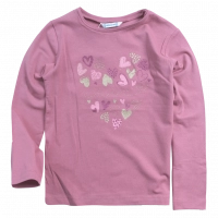 Παιδική μπλούζα Mayoral για κορίτσια PinkyHeart ροζ μοντέρνα κοριτσίστικη εποχιακή λεπτη ετών online (1)