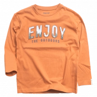 Παιδική μπλούζα Mayoral για αγόρια Enjoy πορτοκαλί