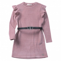 Παιδικό φόρεμα ΕΒΙΤΑ για κορίτσια Straight Hearts ροζ μοντέρνο οικονομικά ελληνικά κοριτσίστικα χειμερινά ετών online (2)