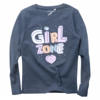 Παιδική μπλόυζα Name it για κορίτσια Girlzone μπλε μοντέρνο κοριτσίστικο λεπτή μπλούζα καθημερινή ετών online (1)