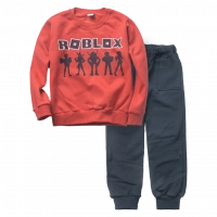 Παιδικό σετ φόρμας Online για αγόρια Roblox κόκκινο ζεστά χειμωνιάτικα φόρμες για το σχολείο ελληνικά ετών Online (7)