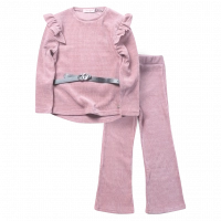 Παιδικό σετ Εβίτα για κορίτσια Pink mode ροζ επώνυμα χειμερινά casual ετών online (1)