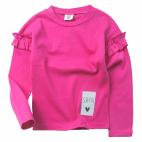 Παιδική μπλούζα Serafino για κορίτσια Carnation φούξια