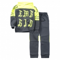 Παιδικό σετ φόρμας Emery για αγόρια EMR ανθρακί χειμωνιάτικη σχολείο καθημερινό άνετο ζεστό ετών online (1)