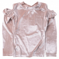 Παιδική μπλούζα Serafino για κορίτσια Lila ροζ 