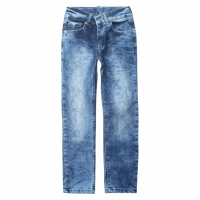Παιδικό παντελόνι τζιν για κορίτσια Ηearts μπλε casual online βόλτα άνετο σχολείο καθημερινό jean γραμμή ετών (4)
