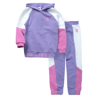 Παιδικό σετ φόρμας New College για κορίτσια Purple sport  σχολείο άνετο καθημερίνο μοντέρνο ετών online (1)