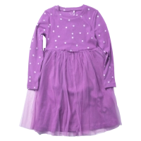 Παιδικό φόρεμα Name it για κορίτσια VioletGlitter βιολετί