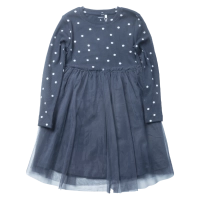 Παιδικό φόρεμα Name it για κορίτσια DarkblueGlitter μπλε μοντέρνο casual επώνυμα με τούλι ετών online (5)