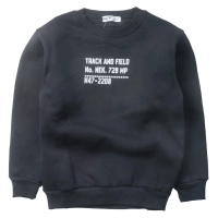 Παιδική μπλούζα Νεκ για αγόρια Track and field μαύρο μοντέρνο ζεστό φούτερ για το σχολείο ετών online (1)