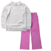 Παιδική μπλούζα Serafino για κορίτσια Royal μπεζ πλεκτή χειμωνιάτικη ζεστή βόλτα ετών online (1) | Παιδικό παντελόνι Serafino για κορίτσια Rose φούξια κοτλέ χειμωνιάτικο άνετο ζεστό βόλτα καμπάνα ετών online (1) 