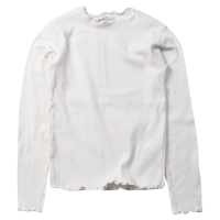 Παιδική μονόχρωμη μπλούζα Minoti για κορίτσια basic άσπρο λεπτές μπλούζες μονόχρωμες σκέτες απλές ετών