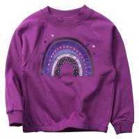 Παιδική μπλούζα Name ti για κορίτσια rainbow μωβ φούτερ μπλούζες μοντέρνες ετών online