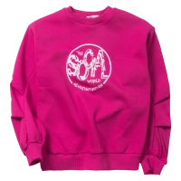 Παιδική μπλούζα ΝΕΚ για κορίτσια sosial φούξια ζεστό φούτερ για το σχολείο ετών 0nline (4)