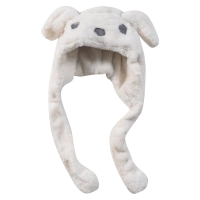 Παιδικός σκούφος με αυτάκια που σηκώνονται Cutie Monster άσπρο ζεστό χειμερινό ετών online (1)