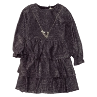 Παιδικό φόρεμα Εβίτα για κορίτσια Lofty Μαύρο