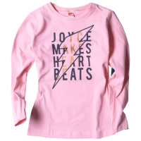 Παιδική μπλούζα Joyce Makes ροζ κοριτσίστικη ελληνικά οικονομικά ετών online