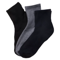 Παιδικές κάλτσες σετ 3 ζευγάρια μαύρο-γκρι μπλε ζεστές ψηλές ετών online (1)