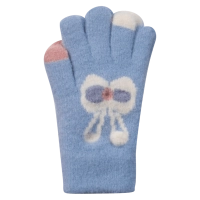 Παιδικά γάντια για κορίτσια BlokCold γαλάζιο οικονομικό χειμώνας ζεστό ετών online (1)