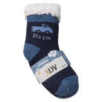 Παιδικές καλτσοπαντόφλες για αγόρια Brim μπλε ζεστές χοντρες κάλτσες για το κρύο αγορίστικες ετών online (2)