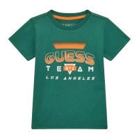 Παιδική μπλούζα GUESS για αγόρια Team 81 πράσινο 