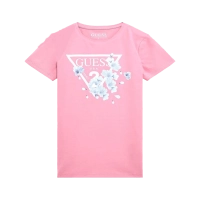 Παιδική μπλούζα Guess για κορίτσια Blossom ροζ 