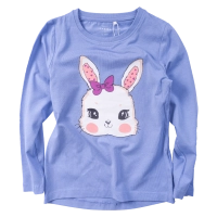 Παιδική μπλούζα Name it lloly bunny για κορίτσια οικονομικό ετών άνοιξη καλοκαίρι σχολείο καθημερινό online (1)