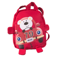 Παιδική τσάντα πλάτης για αγόρια Beardrive κόκκινο μοντέρνο οικονομικό αυτοκίνητο  αρκουδάκι ετών online (1)