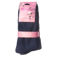 Παιδικές κάλτσες για κορίτσια Semo σετ 3 ζευγάρια μαυρο μπλε ανθρακί ψηλές ζεστές οικονομικές ετών Online (1)