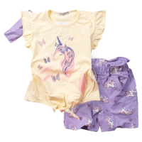 Παιδικό σετ Εβίτα για κορίτσια Fairy unicorn κίτρινο καθημερινά κοριτσίστικα ετών online (1)