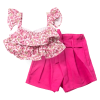 Παιδικό σετ Εβίτα για κορίτσια Carnation φούξια καθημερινά κοριτσίστικα ετών online (1)